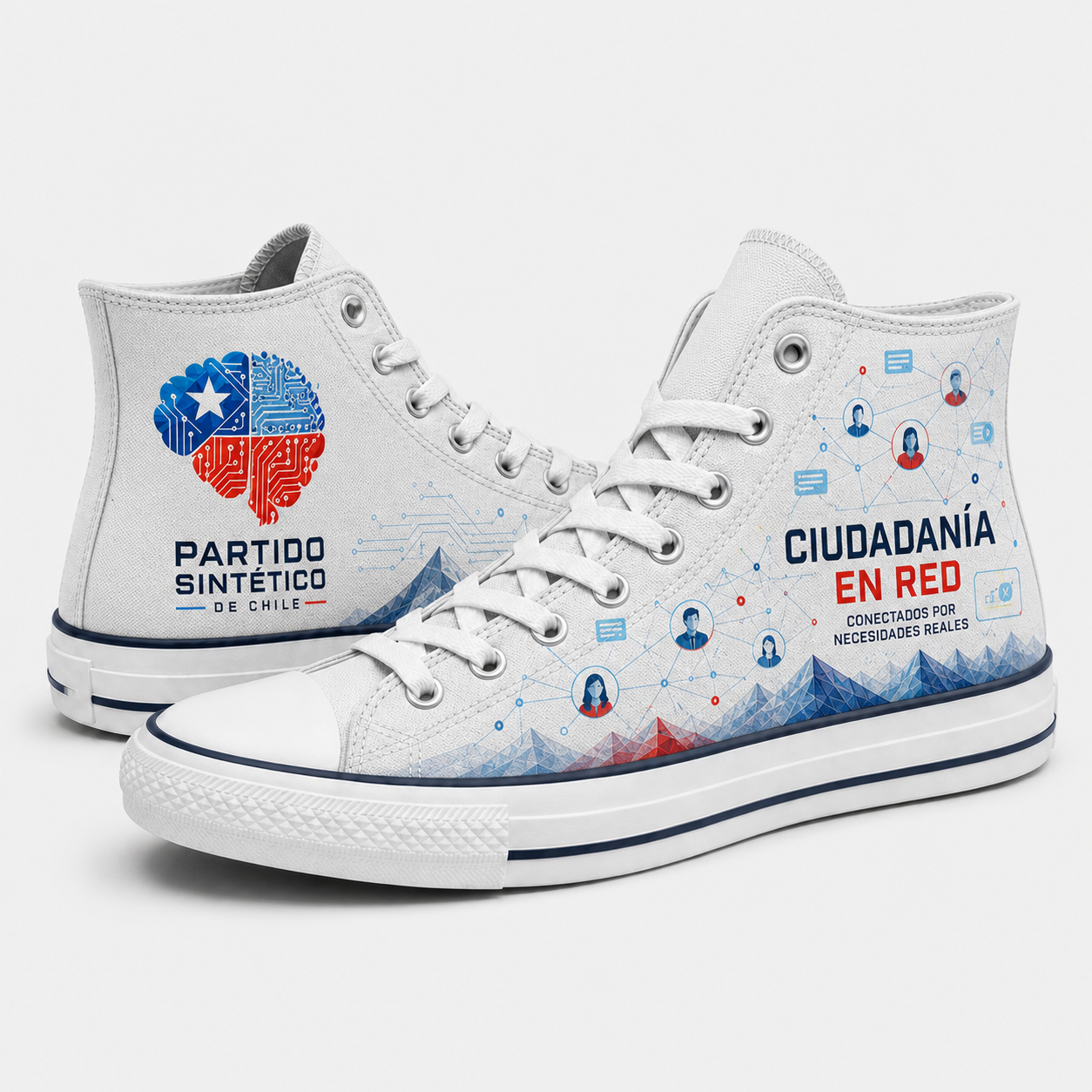 Chucks · Ciudadanía en Red — Conectados por necesidades reales. Edición Partido Sintético de Chile.