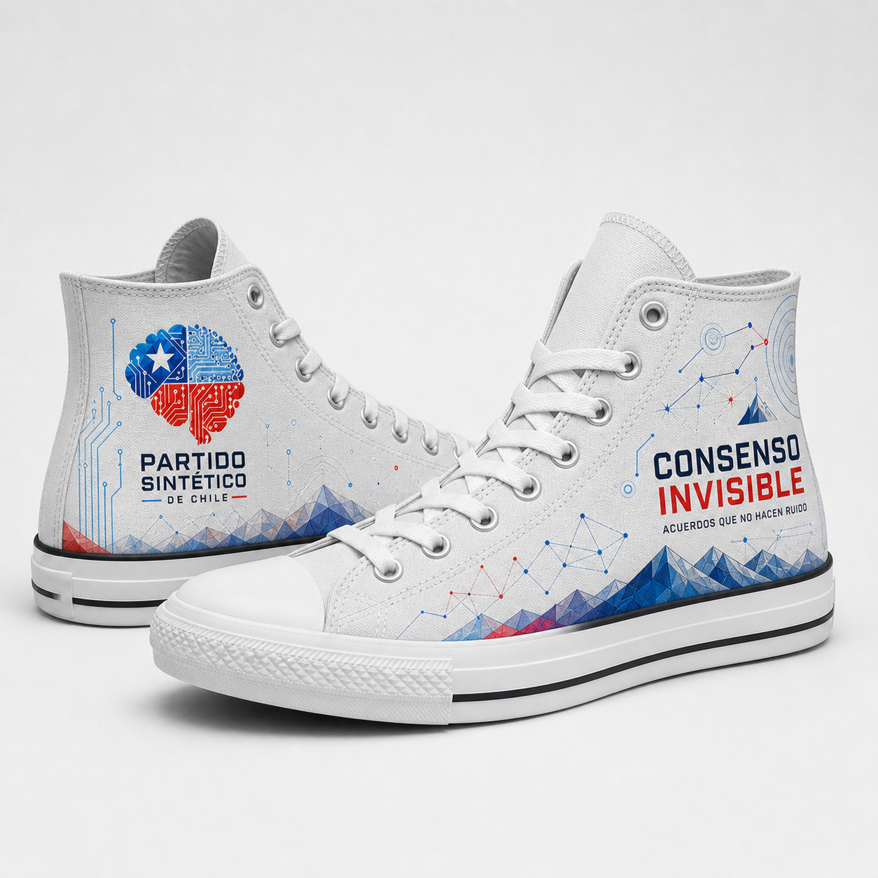 Chucks · Consenso Invisible — Acuerdos que no hacen ruido. Edición Partido Sintético de Chile.